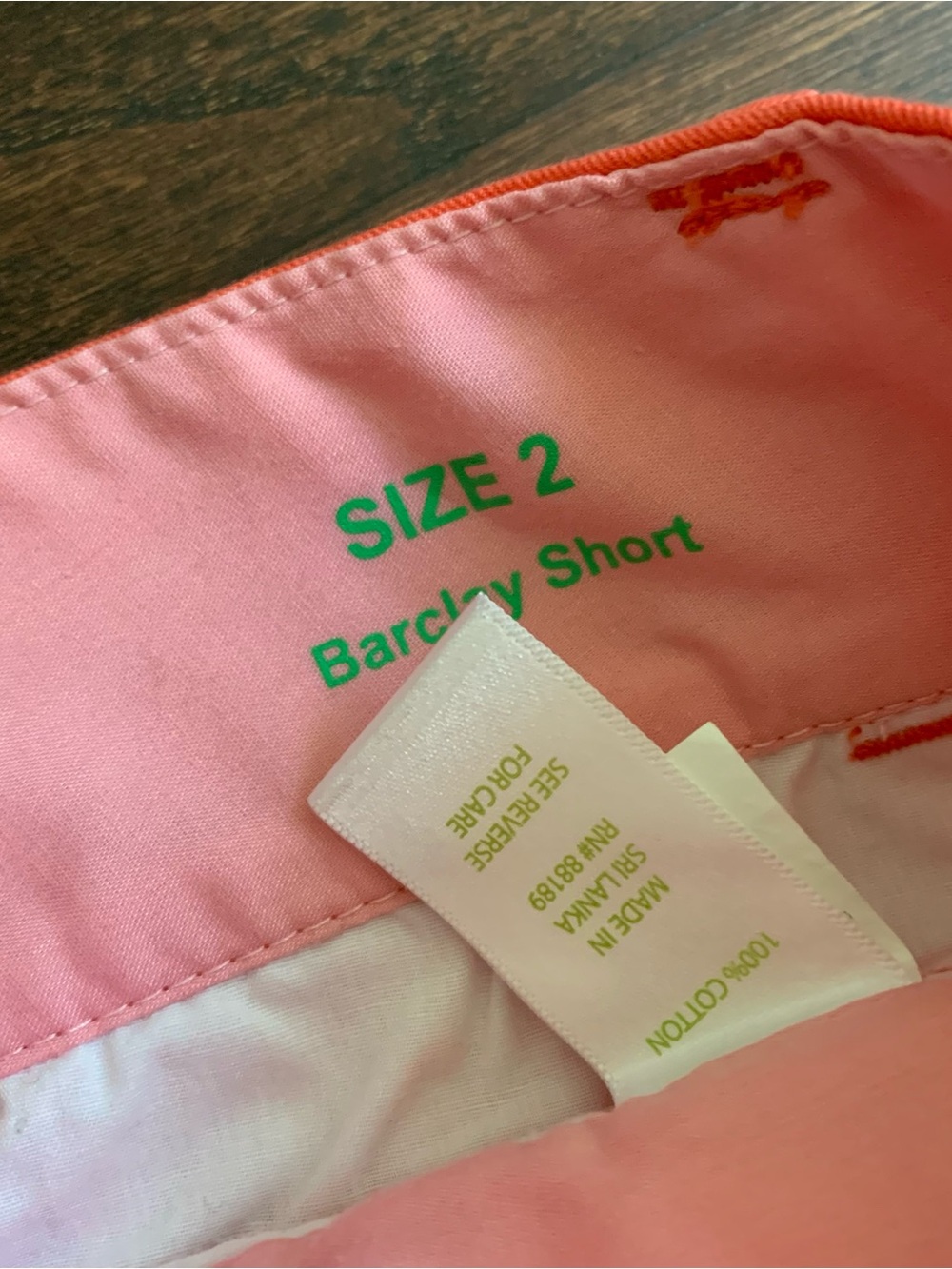 Lilly Pulitzer Barclay shorts, size 2 - Picture 6 of 6